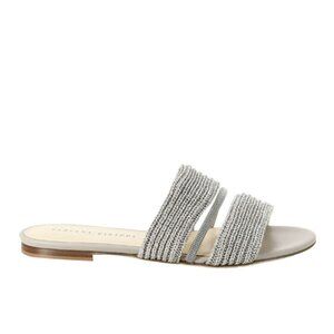 Fabiana Filippi Double Band Embellished Sandals